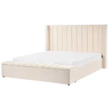 Dubbelsäng Noyers 180x200 cm - Off-White - Möbler - Säng - Sängram & sängstomme