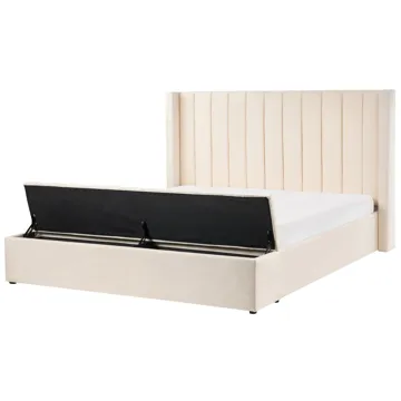 Dubbelsäng Noyers 180x200 cm - Off-White - Möbler - Säng - Sängram & sängstomme