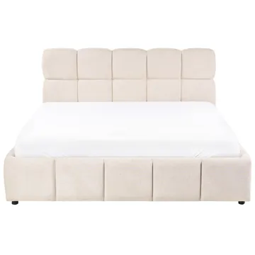 Dubbelsäng Noyon 160x200 cm - Ljusbeige - Möbler - Säng - Sängram & sängstomme