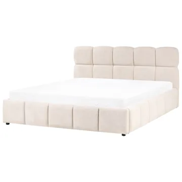 Dubbelsäng Noyon 180x200 cm - Ljusbeige - Möbler - Säng - Sängram & sängstomme