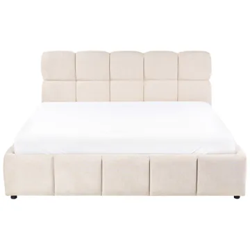Dubbelsäng Noyon 180x200 cm - Ljusbeige - Möbler - Säng - Sängram & sängstomme