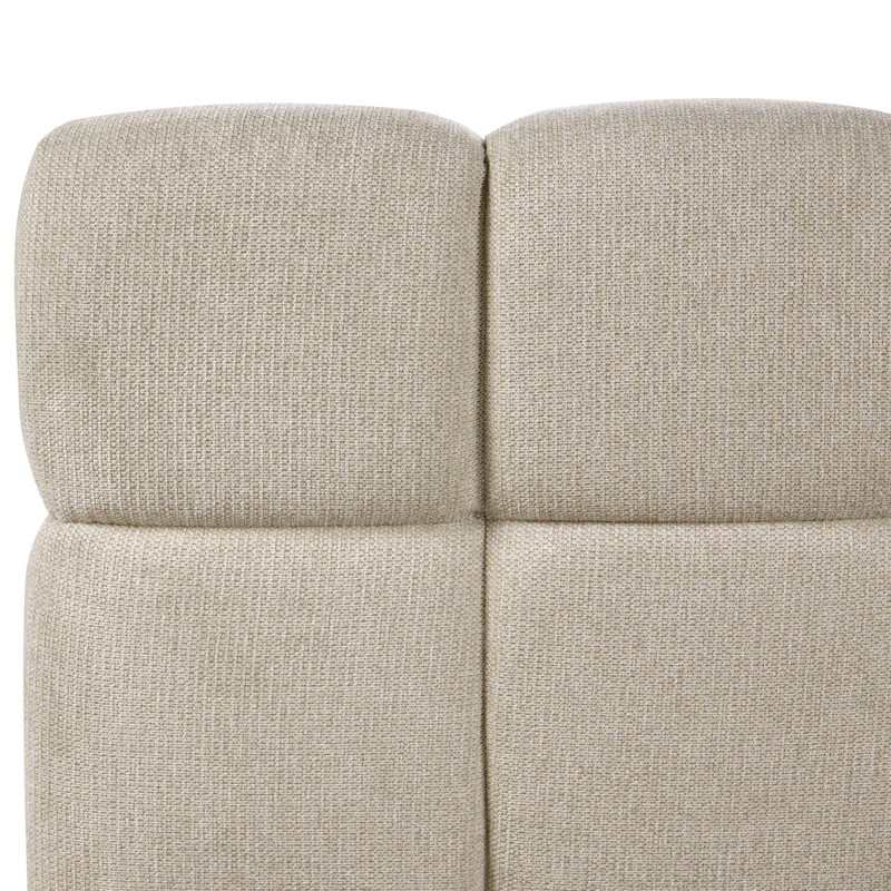 Dubbelsäng Noyon 180x200 cm - Taupe - Möbler - Säng - Sängram & sängstomme