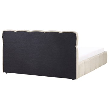 Dubbelsäng Noyon 180x200 cm - Taupe - Möbler - Säng - Sängram & sängstomme