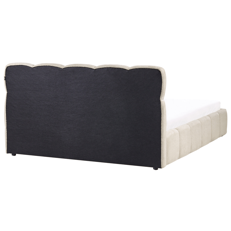 Dubbelsäng Noyon 180x200 cm - Taupe - Möbler - Säng - Sängram & sängstomme