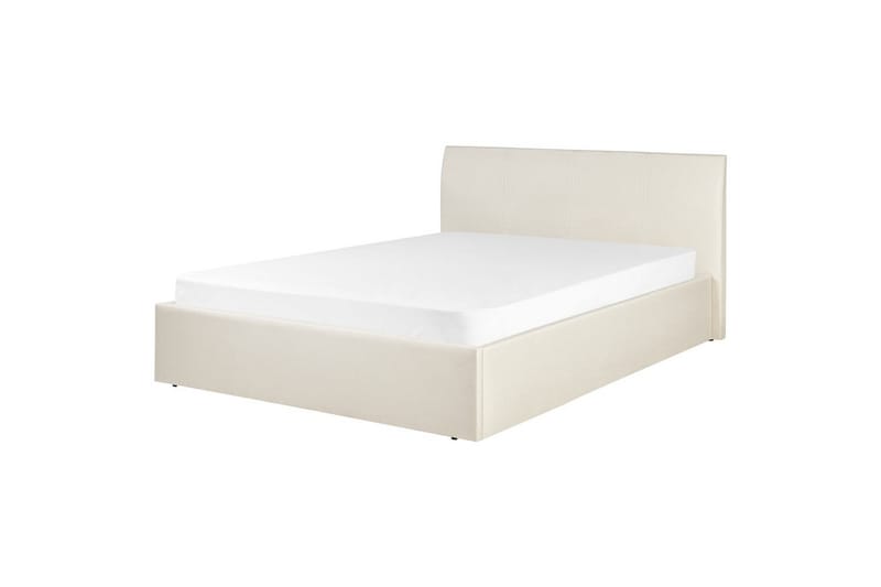 Dubbelsäng Orbey med lamellram Beige, 140x200 cm - Beige, 140x200 cm - Möbler - Säng - Sängram & sängstomme