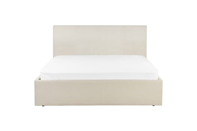Dubbelsäng Orbey med lamellram Beige, 140x200 cm - Beige, 140x200 cm - Möbler - Säng - Sängram & sängstomme