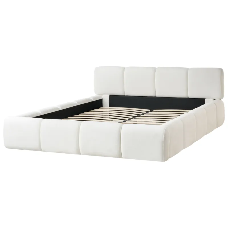 Dubbelsäng Orville 160x200 cm - Off-White - Möbler - Säng - Sängram & sängstomme
