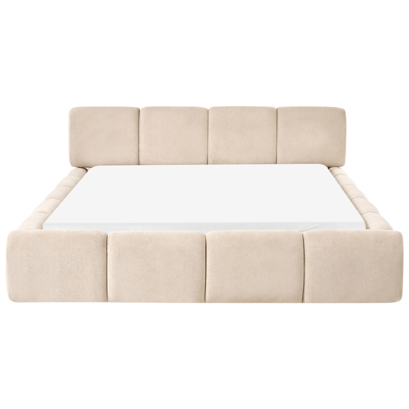 Dubbelsäng Orville 160x200 cm - Taupe - Möbler - Säng - Sängram & sängstomme
