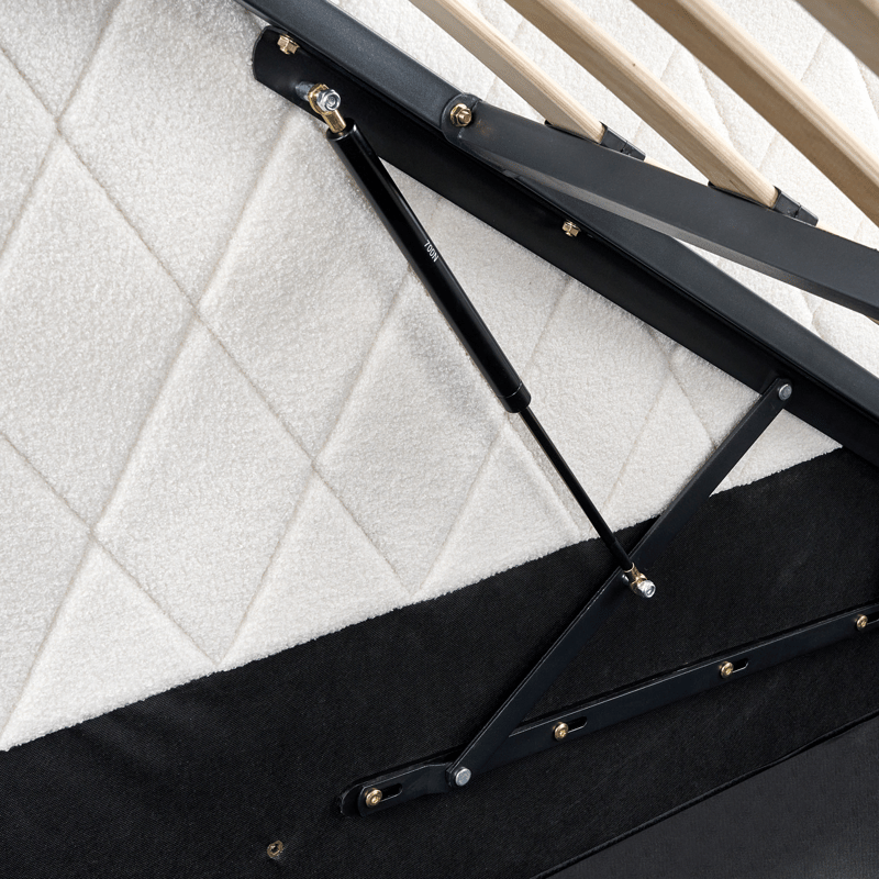 Dubbelsäng Rochefort 140x200 cm - Off-White - Möbler - Säng - Sängram & sängstomme