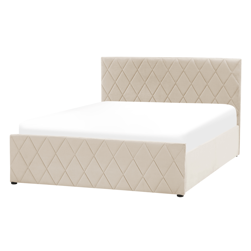 Dubbelsäng Rochefort 180x200 cm - Beige - Möbler - Säng - Sängram & sängstomme