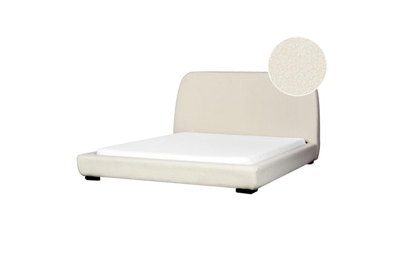 Dubbelsäng Roisel med lamellram 160x200, Bouclé - 160x200, Bouclé - Möbler - Säng - Dubbelsäng