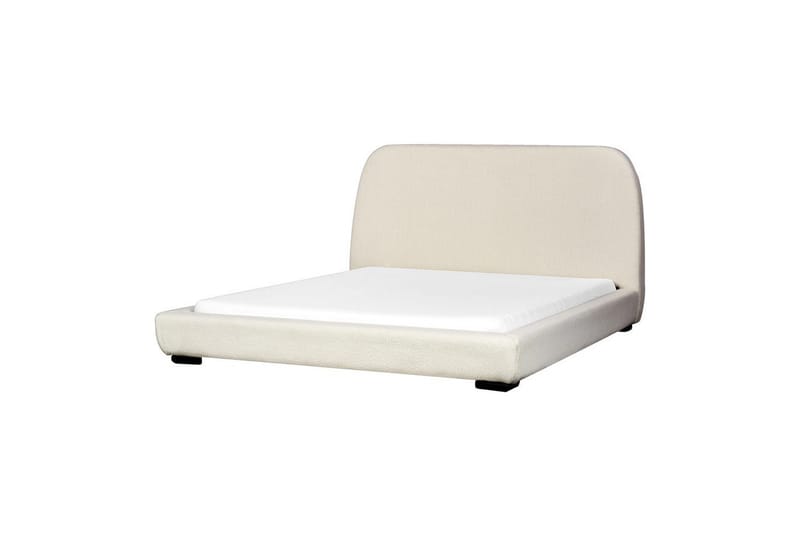 Dubbelsäng Roisel med lamellram 160x200, Bouclé - 160x200, Bouclé - Möbler - Säng - Dubbelsäng