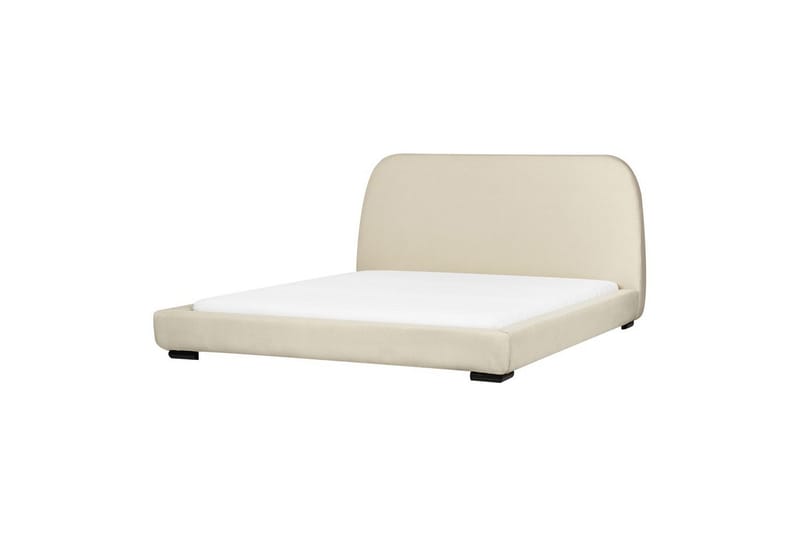 Dubbelsäng Roisel med lamellram 160x200, Polyester - 160x200, Polyester - Möbler - Säng - Dubbelsäng