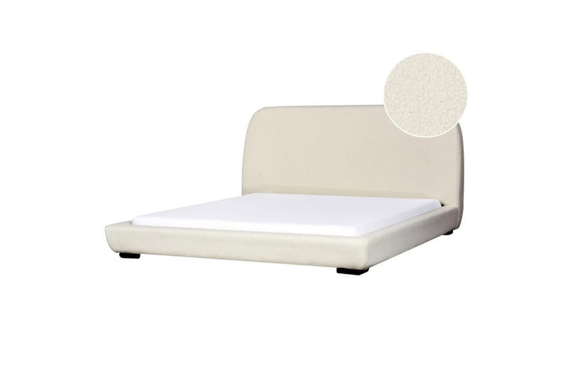 Dubbelsäng Roisel med lamellram 180x200, Bouclé - 180x200, Bouclé - Möbler - Säng - Ramsäng
