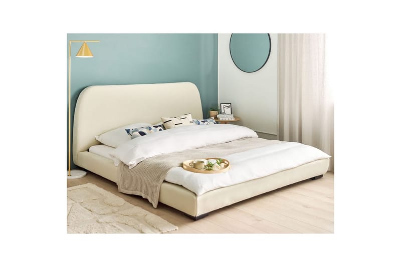Dubbelsäng Roisel med lamellram 180x200, Polyester - 180x200, Polyester - Möbler - Säng - Ramsäng