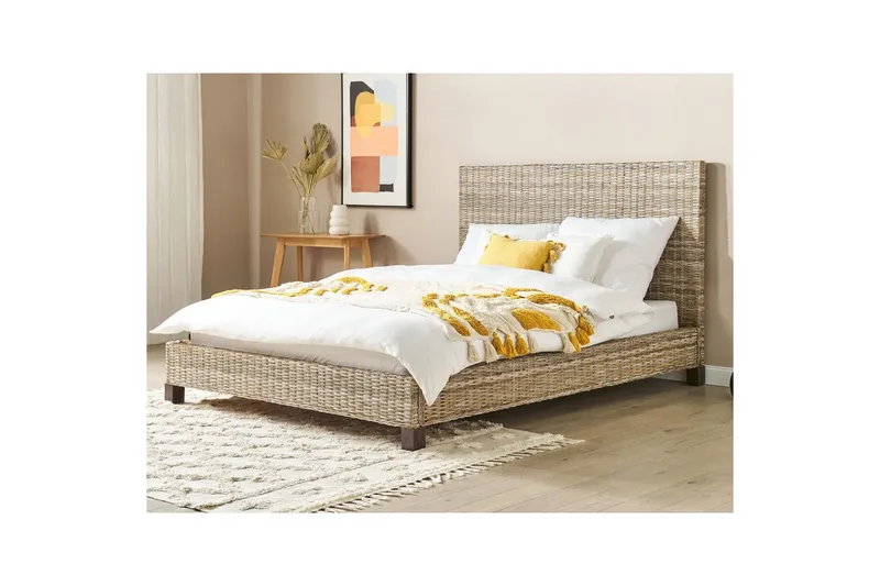 Dubbelsäng Salbris med lamellram 160x200 cm - 160x200 cm - Möbler - Säng - Dubbelsäng