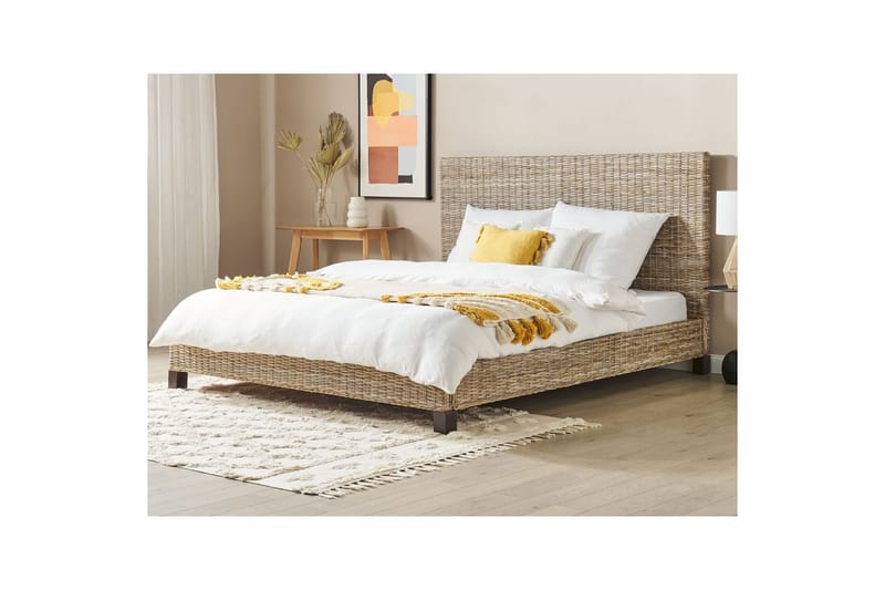 Dubbelsäng Salbris med lamellram 180x200 cm - 180x200 cm - Möbler - Säng - Ramsäng
