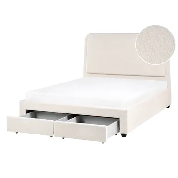 Dubbelsäng Sardent 140x200 - Off-White - Möbler - Säng - Sängram & sängstomme