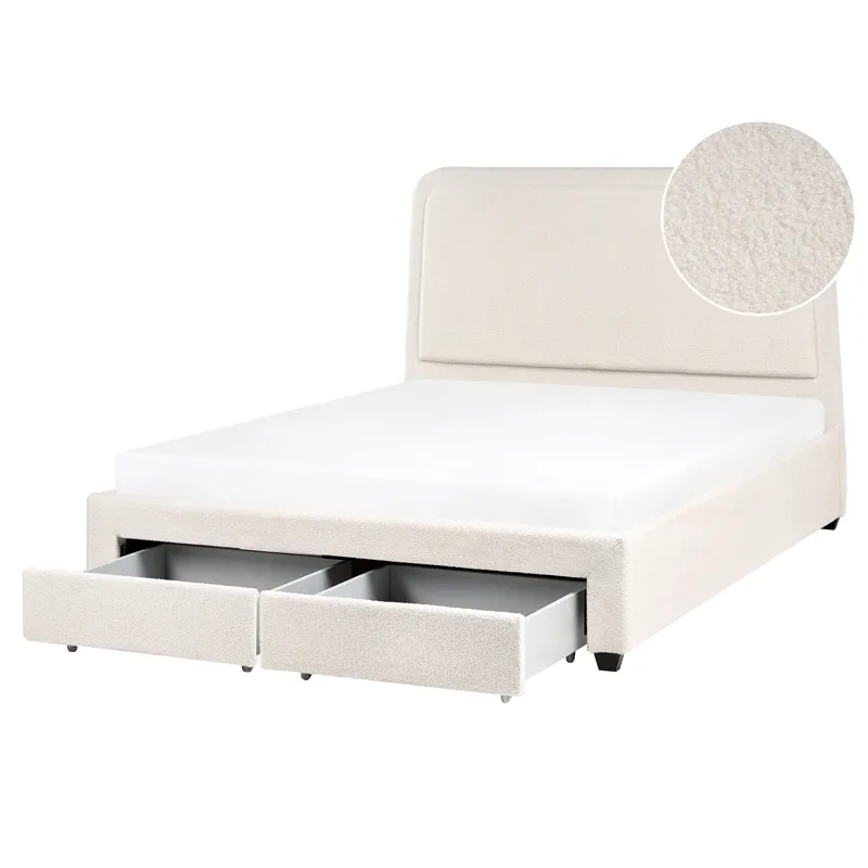 Dubbelsäng Sardent 160x200, Off-white