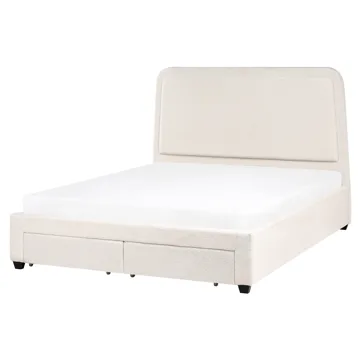 Dubbelsäng Sardent 160x200 - Off-white - Möbler - Säng - Sängram & sängstomme