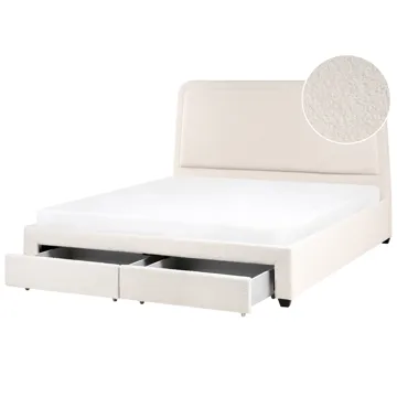 Dubbelsäng Sardent 180x200 - Off-White - Möbler - Säng - Sängram & sängstomme