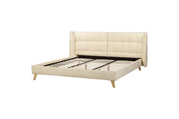 Dubbelsäng Senlis med lamellram 180x200 cm - 180x200 cm - Möbler - Säng - Sängram & sängstomme