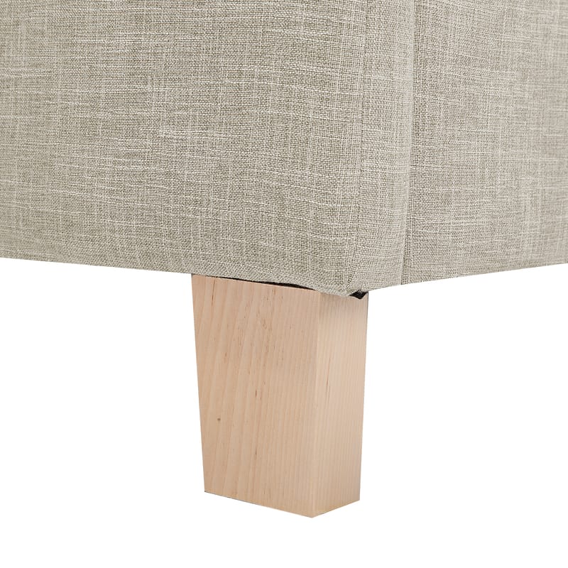 Dubbelsäng Sennez 180x200 - Beige - Möbler - Säng - Sängram & sängstomme