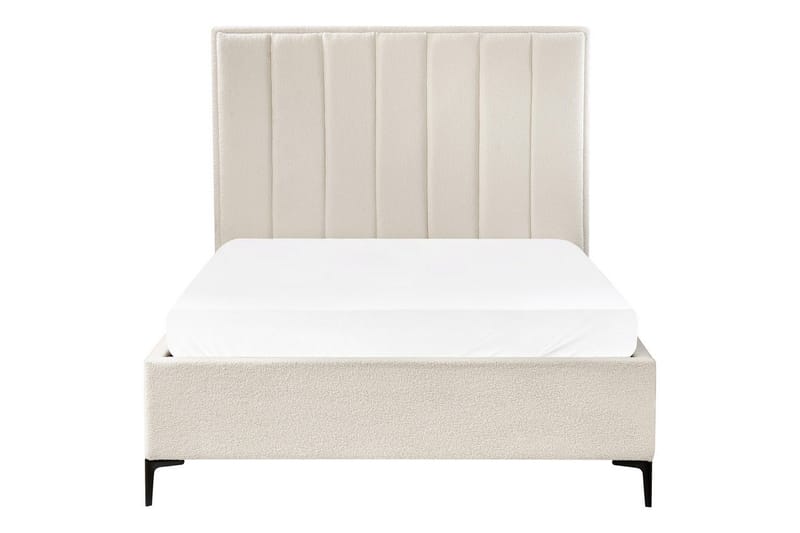 Dubbelsäng Sezanne med lamellram Vit-Svart, 140x200 cm - Vit-Svart, 140x200 cm - Möbler - Säng - Sängram & sängstomme