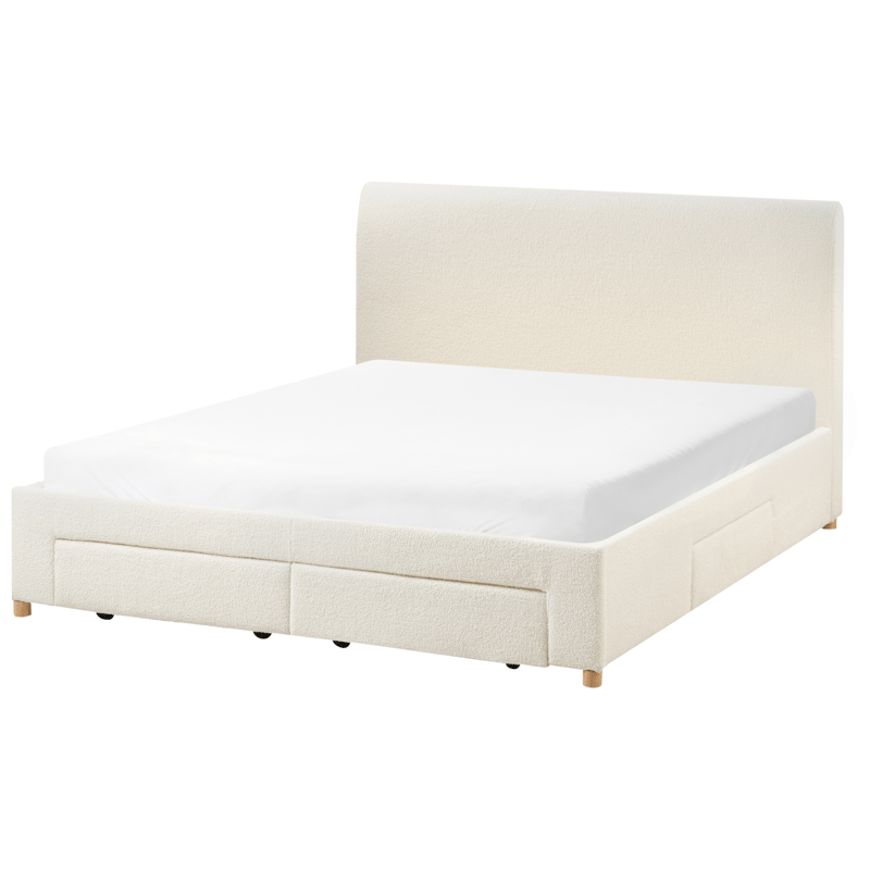 Dubbelsäng Soutrin 160x200 cm - Off-White - Möbler - Säng - Sängram & sängstomme