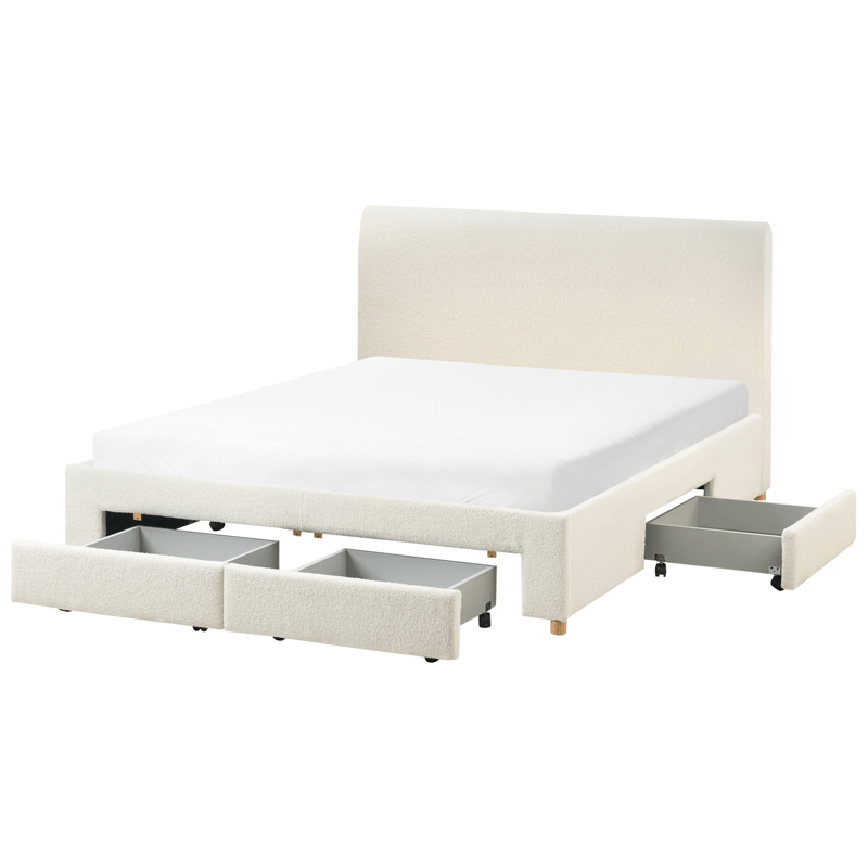 Dubbelsäng Soutrin 160x200 cm - Off-White - Möbler - Säng - Sängram & sängstomme
