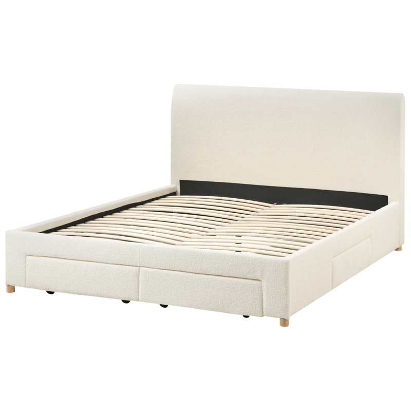 Dubbelsäng Soutrin 180x200 cm - Off-white - Möbler - Säng - Sängram & sängstomme