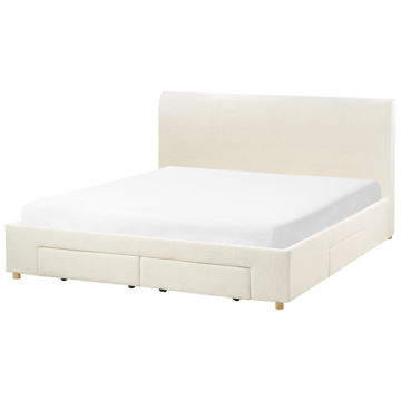 Dubbelsäng Soutrin 180x200 cm - Off-white - Möbler - Säng - Sängram & sängstomme