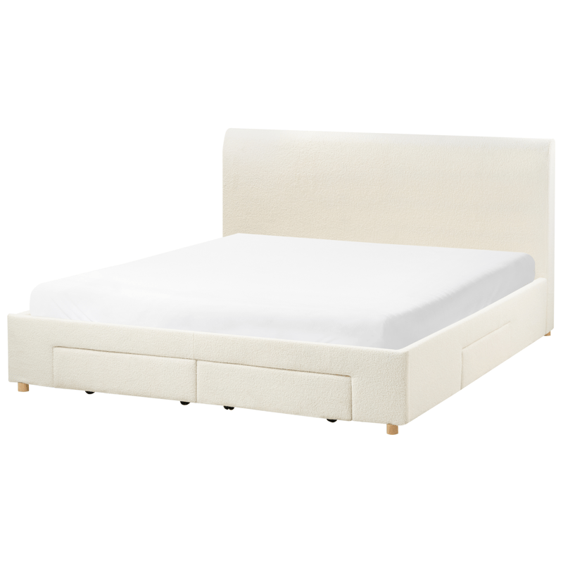 Dubbelsäng Soutrin 180x200 cm - Off-white - Möbler - Säng - Sängram & sängstomme