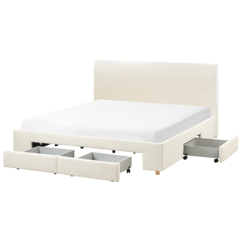 Dubbelsäng Soutrin 180x200 cm - Off-white - Möbler - Säng - Sängram & sängstomme