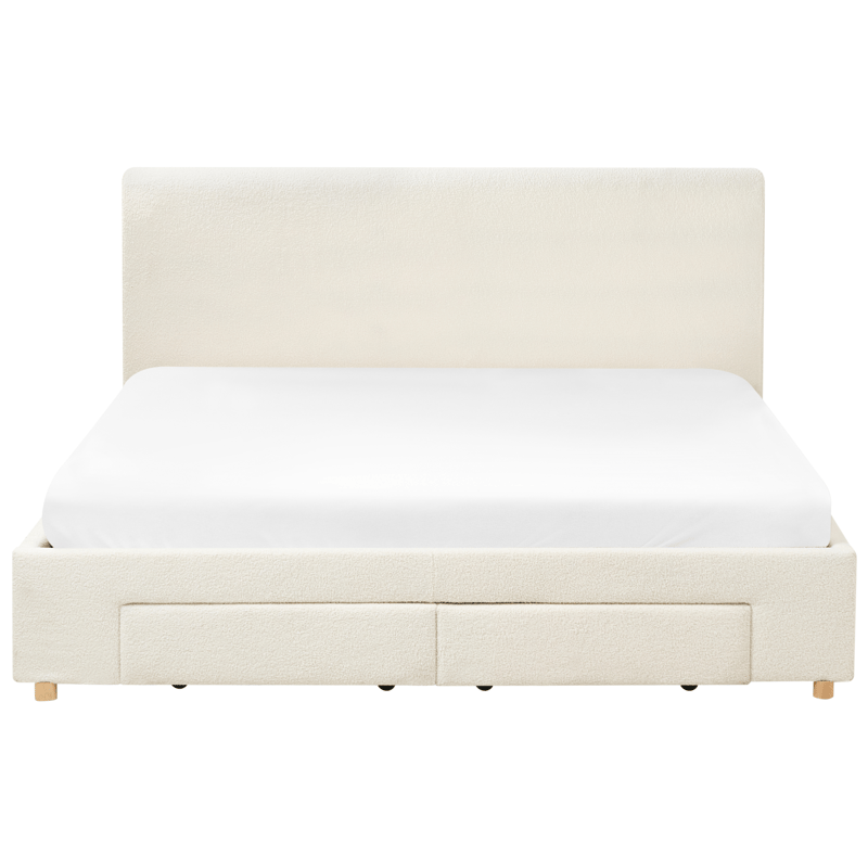 Dubbelsäng Soutrin 180x200 cm - Off-white - Möbler - Säng - Sängram & sängstomme