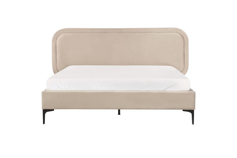 Dubbelsäng Suzette med lamellram Beige, 180x200 cm - Beige, 180x200 cm - Möbler - Säng - Familjesäng