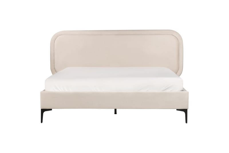 Dubbelsäng Suzette med lamellram Ljusbeige, 160x200 cm - Ljusbeige, 160x200 cm - Möbler - Säng - Familjesäng