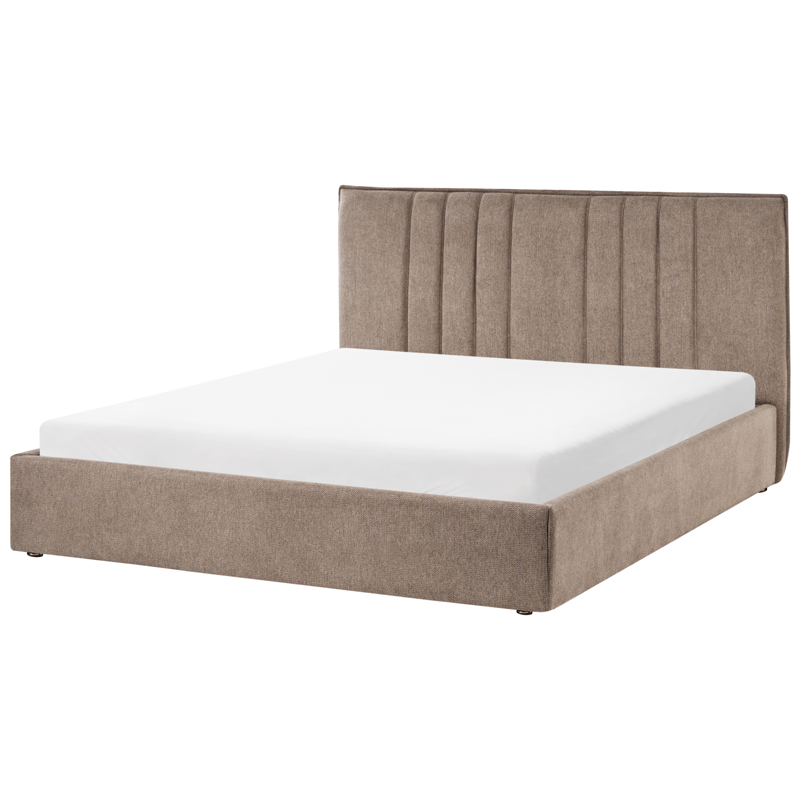 Dubbelsäng Tarascon 160x200 cm - Taupe - Möbler - Säng - Sängram & sängstomme