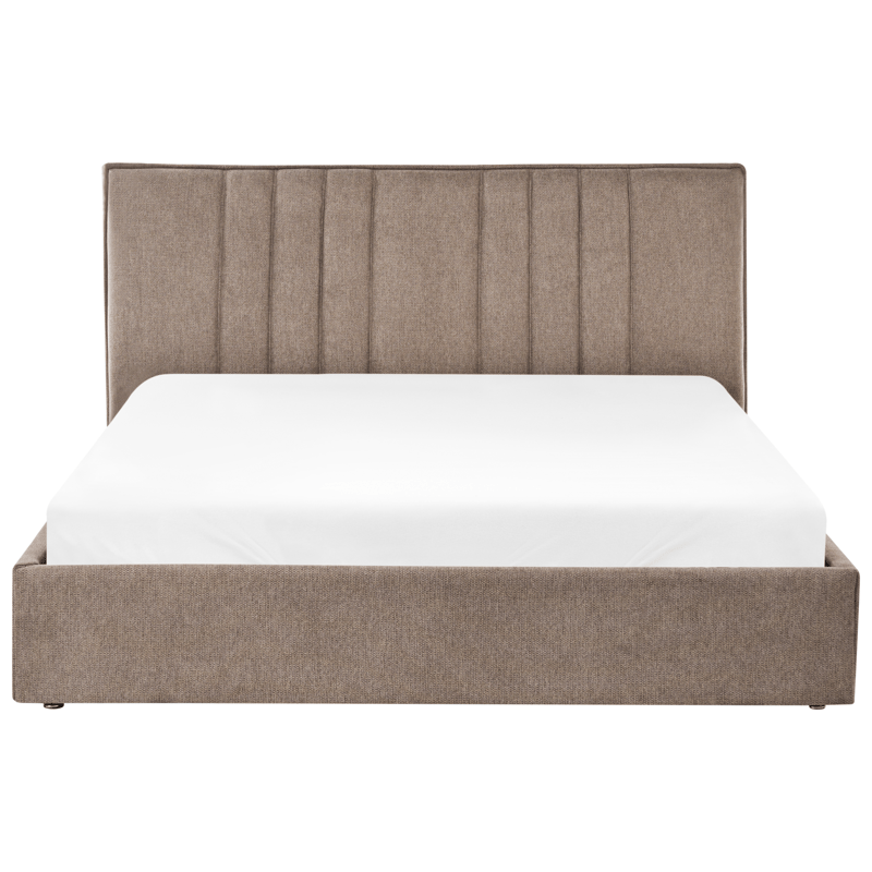 Dubbelsäng Tarascon 160x200 cm - Taupe - Möbler - Säng - Sängram & sängstomme