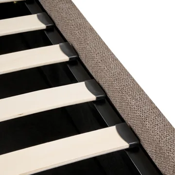 Dubbelsäng Tarascon 160x200 cm - Taupe - Möbler - Säng - Sängram & sängstomme