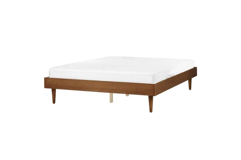 Dubbelsäng Toucy med lamellram Ljus Trä, 160x200 cm, Ljus Trä, 160x200 cm