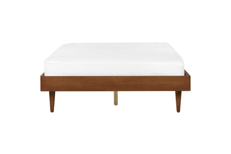 Dubbelsäng Toucy med LED-belysning Ljus Trä, 140x200 cm - Ljus Trä, 140x200 cm - Möbler - Säng - Dubbelsäng