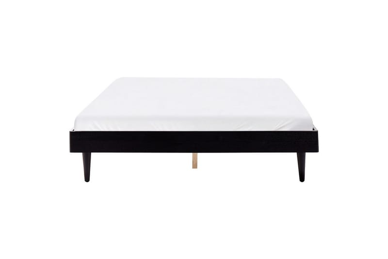 Dubbelsäng Toucy med LED-belysning Svart, 160x200 cm - Svart, 160x200 cm - Möbler - Säng - Ramsäng