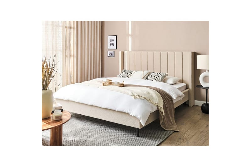 Dubbelsäng Villette med lamellram 160x200 cm - 160x200 cm - Möbler - Säng - Sängram & sängstomme