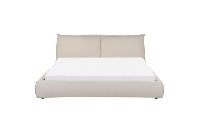 Dubbelsäng Vinay med lamellram Beige, 180x200 cm - Beige, 180x200 cm - Möbler - Säng - Dubbelsäng