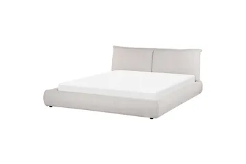 Dubbelsäng Vinay med lamellram Ljusbeige, 180x200 cm - Ljusbeige, 180x200 cm - Möbler - Säng - Dubbelsäng