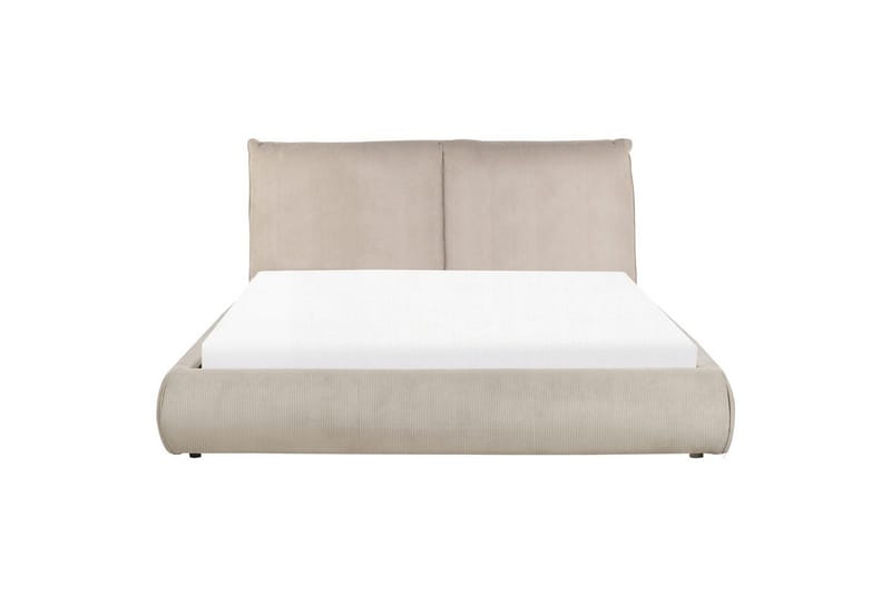 Dubbelsäng Vinay med lamellram Taupe, 160x200 cm - Taupe, 160x200 cm - Möbler - Säng - Dubbelsäng