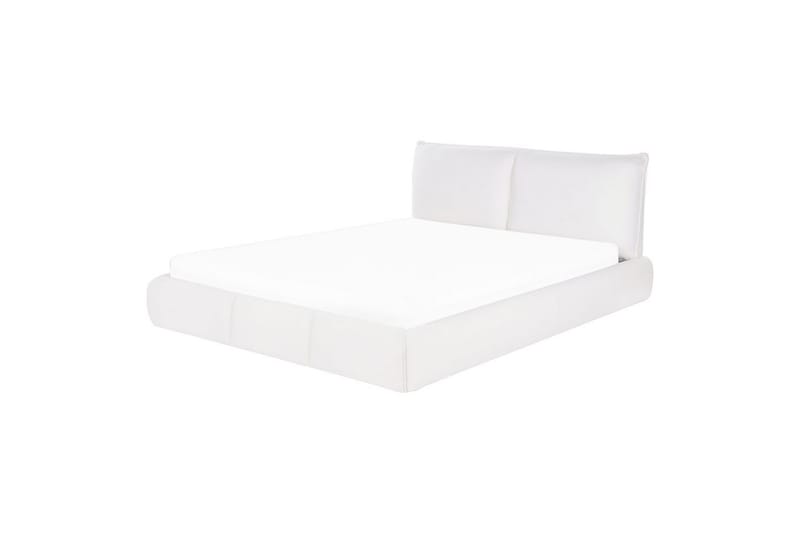 Dubbelsäng Vinay med lamellram Vit, 160x200 cm - Vit, 160x200 cm - Möbler - Säng - Dubbelsäng