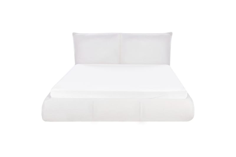 Dubbelsäng Vinay med lamellram Vit, 160x200 cm - Vit, 160x200 cm - Möbler - Säng - Dubbelsäng