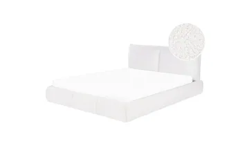 Dubbelsäng Vinay med lamellram Vit, 160x200 cm